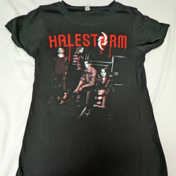 Halestorm Concert Tee Medium THE graphic is Intentionally Blurry - Picture 2 of 7
